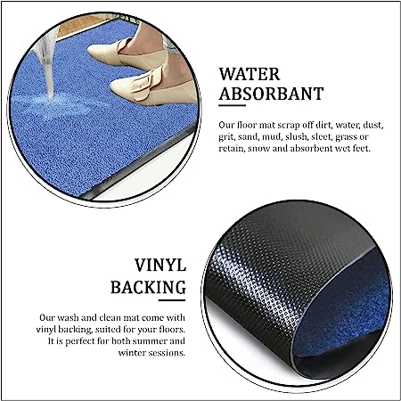 WC Bath Mat - Blue